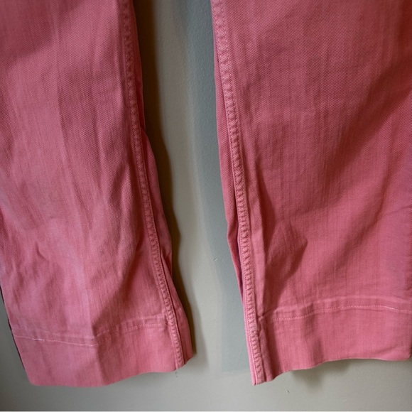Current/Elliott Pink Wide Leg Double Button Piped Petal Pink Jeans Size 26 - Picture 5 of 7